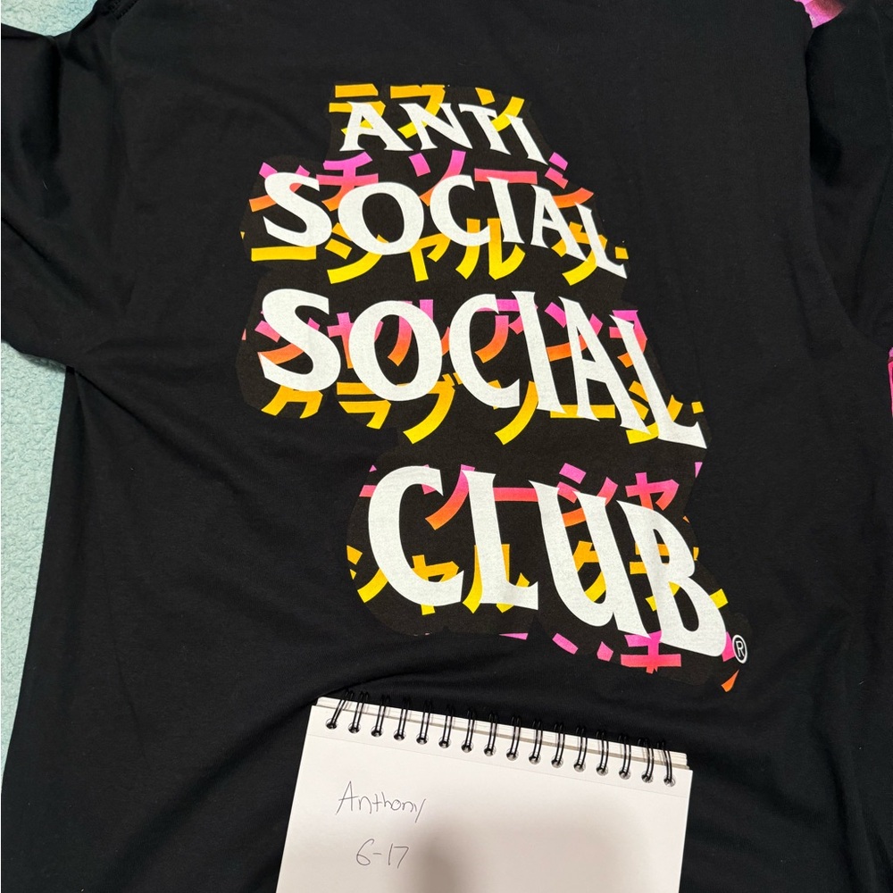 Large anti social social club tee